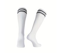 TEMU Calcetines Altos de Fútbol Transpirables y Antideslizantes para Adolescentes y Adultos - Perfectos para Ciclismo al , Escalada, Correr | Diseño a Rayas