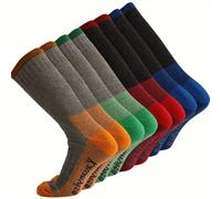 TEMU Calcetines Cálidos de Lana Melino para Hombres, Calcetines Deportivos para Senderismo, y Uso Doméstico en la Fría Temporada , Talla 10-13