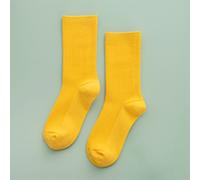 TEMU Calcetines de media caña para mujer, color sólido y caramelo, estilo apilado, en las tendencias de Instagram