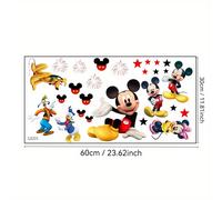 TEMU Calcomanías de pared de Mouse de Disney, decoración para ventanas y paredes, suministros para fiestas de y Minnie, decoración del hogar, haz que tu casa sea única y llamativa, regalo ideal.