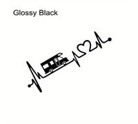 TEMU Calcomanías de Vinilo con Rayas para Autocaravana, , Caravana, RV, Accesorios para Coche, Gráficos de Decoración Electrocardiograma, Calcomanías Impermeables