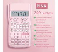 TEMU Calculadora de 240 Funciones - Pantalla LCD Grande con Visualización para Matemáticas Avanzadas, Ingeniería y Ciencia, Ideal para Exámenes AP, SAT, ACT y Universitarios (Pila No Incluida)