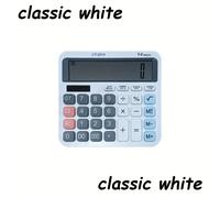 TEMU Calculadora para Negocios y Oficina en Casa - Pantalla LCD de 14 Dígitos, Dual Solar/Batería, Botones Grandes - Ideal para Finanzas, Contabilidad y Cálculos (Baterías no incluidas)