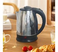 TEMU Calentador eléctrico de acero inoxidable eGMBIN, gran capacidad, calefacción y rápida, apagado automático, con base para el hogar, ideal para café y bebidas de té, para uso doméstico y al