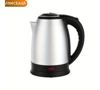 TEMU Calentador Eléctrico de Acero Inoxidable PANCERKA, Hervidor de Té y Agua Caliente de 1.8 Litros, Ebullición Rápida de 1500W, Apagado Automático y Protección contra Secado (Enchufe EU)
