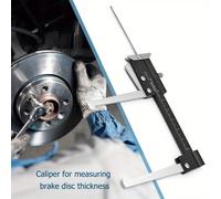 TEMU Calibrador Vernier para el Grosor del Disco de Freno | Regla Medidor de de Placa de Neumático de Coche, Herramienta de de Prueba Práctica, 0-60mm Duradero