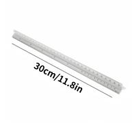 TEMU Calibre Triangular de Aleación de Aluminio de Precisión - Dual Métrico/Imperial, Precisión 0.01, Herramienta Industrial para Medición y Estiramiento Metálico, Material de Metal Sin Carga