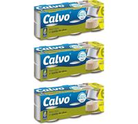 TEMU Calvo Atún Claro en Aceite de Oliva pack3*6lata