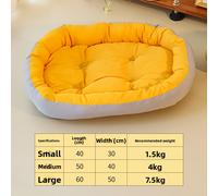 TEMU cama para mascotas de otoño e invierno es cómoda, y no pelo, ideal para gatos y perros de tamaño pequeño a para dormir todo el año.