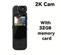 TEMU Cámara deportiva portátil con pantalla a color de 1.3", lente de 180°, visión nocturna y múltiples de grabación - Cámara de acción recargable para ciclismo, senderismo