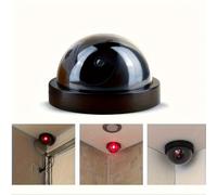 TEMU Cámara Simulada , Cámara Falsa con Luz Intermitente, Cámara de Seguridad Virtual CCTV Falsa, Cámara de Simulación de Advertencia de Seguridad para Tiendas, Fábricas, , etc