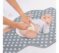 TEMU Cambiador Portátil para Bebés - Tapete de Cambio de Pañales Compacto con Almohada Incorporada, para Regalos de Baby Shower.