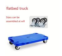 TEMU Camión Plataforma de Ruedas, Se Puede para Usar como Carrito Familiar para Transportar Mercancías