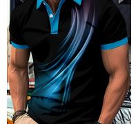 TEMU camisa de manga corta para hombres, llamada apropiadamente "Luz Fluyente", es la elección para ocasiones casuales. Su diseño versátil te de un día en a una relajante velada