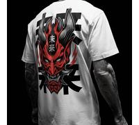TEMU Camiseta de manga corta para hombre, estilo casual con estampado de moda Future Gothic Dark Style