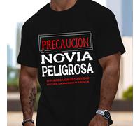 TEMU Camiseta para hombre con en español - de manga corta con estampado de humorística española, ropa casual para aprender español para fiestas y casual