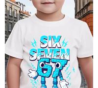 TEMU Camiseta "Sis " de para Niños - Último , Cuello y Manga Corta, Ideal para /Verano, Uso Diario, Hogar, Vacaciones y Regalo para Pequeños
