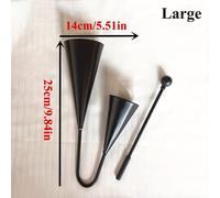 TEMU Campanas de metal de cabeza , duraderas, instrumento de percusión negro - Campana para uso al , musical, en el aula sin estuche