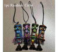 TEMU Campanilla Étnica de Yunnan a - Madera y Campanas, Tótem en Tíbet/Birmania con Borlas y Cuentas, Decoración Colgante para Exteriores o Hogar, Instrumento Musical Chino - Regalo