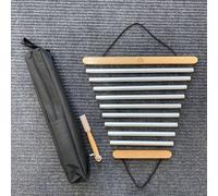 TEMU Campanillas de Viento Portátiles Natur de 9 , Instrumentos de Percusión para Sanación con Bolsa de Almacenamiento y Ideal para Meditación al , Yoga, Relajación