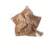 TEMU Canasta Colgante para Plantas de Cuerda de Cáñamo con Crochet, Canasta Larga para Macetas. Adecuada para macetas de 3 a 12 pulgadas. Gancho Bohemio para Pared, Soporte Exterior para Flores