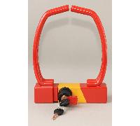 TEMU Candado Antirrobo para Ruedas de Coche, Cerradura de Neumático Reforzada y Antipalanca, Anticorte, Fijación del Neumático para un Estacionamiento Más