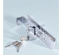 TEMU Candado de Embrague para Coche, Candado Antirrobo Multifunción para Volante, Candado de Embrague, Freno y , Candado en U Ajustable y Retráctil