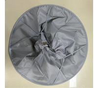 TEMU Capa ajustable para cortar el pelo con paraguas y peine negro - Plegable, chal de peluquería de nailon para hombres y mujeres, ideal para uso profesional y doméstico.