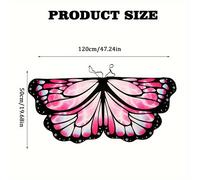 TEMU Capa de con Relámpagos Giratorios para Halloween, Chal Exterior para Fiestas de del Vientre