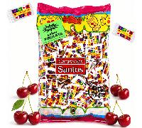 TEMU Caramelos de Cereza - Envueltos individuales - Sin Gluten y sin alérgenos - Para Regalos, San Valentín, Fiestas, Halloween y piñatas
