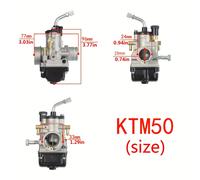 TEMU Carburador Dellorto Phbg 19 Bs Diseñado para , Adecuado para KTM 50, para KTM 50 SX, y Motocicletas de de 50Cc Senior, con Números de Parte 45131001100, 45231001200, y C064513100