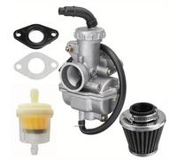 TEMU Carburador PZ20 para Kazuma 50cc 70cc 90cc 110cc 125cc ATV de , 4 ruedas, Go Kart, motocross Honda XL75 PZ20 Carb con filtro de aire y combustible