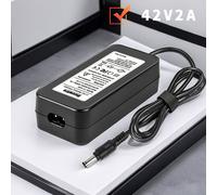 TEMU Cargador de batería de litio 42V2A para baterías de 36V, protección de tensión y corriente constante, ideal para vehículos eléctricos DUXWIRE DE2, sin batería.