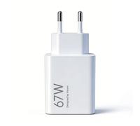 TEMU Cargador de Pared Rápido Xiaomi 67W Original - Adaptador de Energía USB-C Compacto con PD para iPhone, Samsung, iPad, Laptop y la Mayoría de Dispositivos Tipo-C