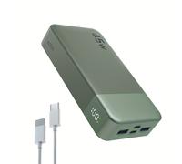 TEMU Cargador Portátil, 45W 20000mAh USB C Entrada y Power Bank Carga Rápida, PD 3.0+QC 4.0 Pantalla LED Batería Externa Compatible con iPhone 16 15 14 13 Pro Samsung S23 Google iPad Tableta, Etc