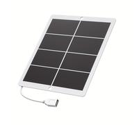 TEMU Cargador Solar Portátil de 5V 5W con USB y Estabilizador de Carga , Panel Solar Rectangular para Power Bank, Teléfono, Ventilador Solar, Camping al