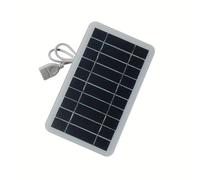 TEMU Cargador Solar Portátil: para Camping y al - Carga USB, Fuente de Alimentación Móvil, Linterna, Ventilador - Compatible con Dispositivos de 36V.
