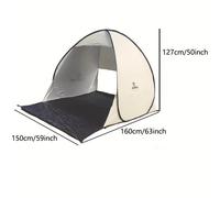 TEMU Carpa de Camping para Picnic, Tienda de Exterior para Playa y Césped, Montaje Rápido en un , de Sol, Ocio y Camping , Fácil Desmontaje, Plegado Rápido, de Dos a Tres