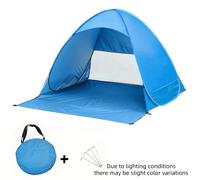 TEMU Carpa de Exterior para Playa y Césped - Montaje Rápido, Calidad, Resistente al Sol, Refugio de Camping Plegable Automático