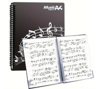 TEMU Carpeta de , 40 Sobres 80 Páginas Material PP, Carpeta de para Cambios y Páginas de Escritura , Ajuste para Tamaño de Carta 8..7 pulgadas, Adecuada para , Banda, y