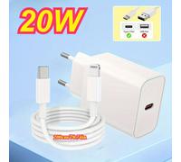 TEMU Carregador Rápido para iPhone 20W con Cable de 2m PD3.0 USB C, Compatible con iPhone 14/13 Plus/Pro Max/14 Pro/12/11 SE XS MAX XR y iPad