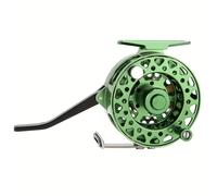 TEMU Carrete de Pesca Automático con Bobina Extraíble de 75mm de Diámetro, Ajuste de Freno, Gran Eje, de Agua , Aluminio Mecanizado CNC