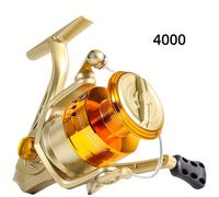 TEMU Carrete de Pesca de Aleación de Aluminio de Velocidad - Serie EF2000-5000, 13BB para Lanzamiento y Recuperación Suaves, Equipo de Pesca Duradero en