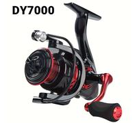 TEMU Carrete de Pesca Giratorio 13+1BB, Serie 1000-7000 con Relación de 5.2:1, de de 15kg, Estructura de Aluminio - Ideal para y , Equipo Duradero para los Niveles