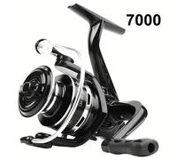 TEMU Carrete de Pesca Giratorio BILLINGS AC Serie 1000-7000, Relación de Engranajes 5.2:1, de 22LB, Balancín Metálico, Lanzamiento , Ultra-Duradero, Compatible con y , para de Pesca y Accesorios