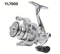 TEMU Carrete de Pesca Todo Metálico BILLINGS con Brazo Oscilante, Rueda para Línea y Caña Marina, Equipo de Pesca Luoya