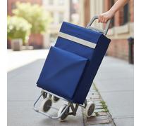 TEMU Carro de Compra Plegable con Bolsa Térmica, Diseño de Ruedas y Asa Cuadrada - Portátil, Fácil de Manejar, Gran Capacidad (46x42x95 cm) - Ideal para , y Compras , Regalos de San Valentín