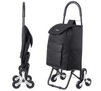 TEMU Carro de compras plegable de escalera VEVOR de 36L con bolsa de almacenamiento y