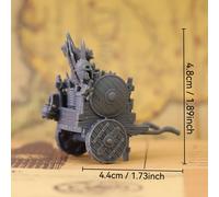 TEMU Carro de Mercader de en Miniatura, Figuras de RPG, Regalos y Adiciones para Juegos de Mesa, Regalo Ideal para de Juego
