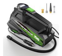 TEMU CaRSun Inflador de Neumáticos Digital Portátil con Luz LED - Bomba de Aire Adecuada para Coches, Motos, Balones - Compacto para Emergencias en Carretera y Viajes, Bomba para Auto